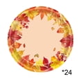 thumbnail image 1 of HengDidi Thanksgiving Paper Tableware Set 24pc with Maple Leaf Patterns, Disposable Plates Cups Napkins for Large Gathering Fall Themed Catering and Campus Events, 1 of 6
