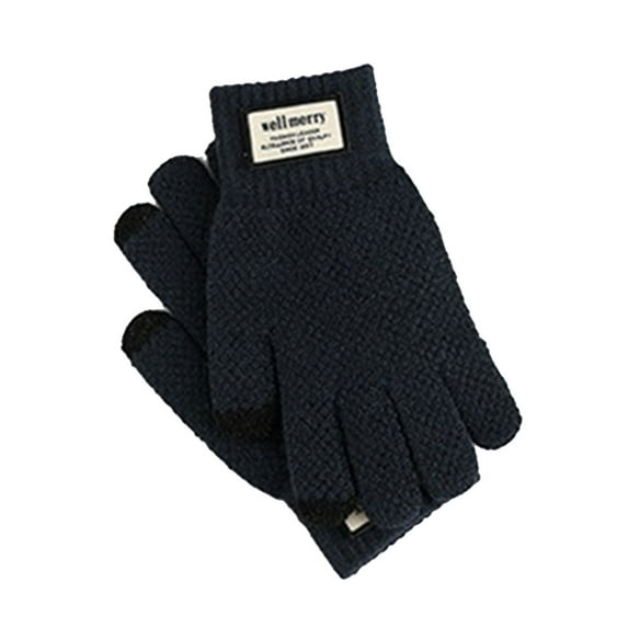 HengDidi Thermal Touchscreen Gloves for Men Women - Elastic Cuff Winter Running Cycling Gloves