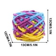 thumbnail image 1 of HengDidi Thick Acrylic Crochet Yarn for DIY Handcrafting Projects - 100g Chunky Ice Bar Yarn Multi-Color Segment Dyed for Sweaters Scarves Dolls, Beginner Friendly Knitting Thread, 1 of 5