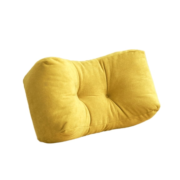HengDidi Thickened Lumbar Support Pillow for Office Chair & Car, Ergonomic Back Cushion with Washable Cover, Multi-Use Sofa Bed Pillow (6 Colors)