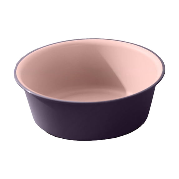 HengDidi Thickened Purple Durable Wash Basin with Two-Tone Design, Flat Bottom Wide Capacity for Multi-Use Laundry, Face and Foot Care in Home and Accommodation
