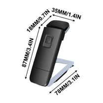 HengDidi USB Rechargeable Book Light for Reading in Bed, LED Book Reading Lights with Clip, Perfect for Bookworms, Kids, Warm White, Brightness Adjustable (Black)