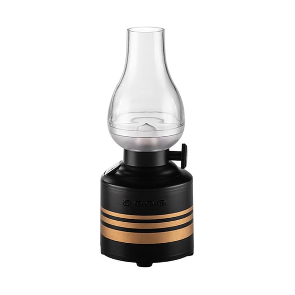 HengDidi Vintage Style White Noise Bluetooth Speaker Night Light Stepless Dimming and Sleep Sounds Portable Wireless Ambient Lamp for Relaxation and Better Sleep Support Micro SD Card and Audio Input