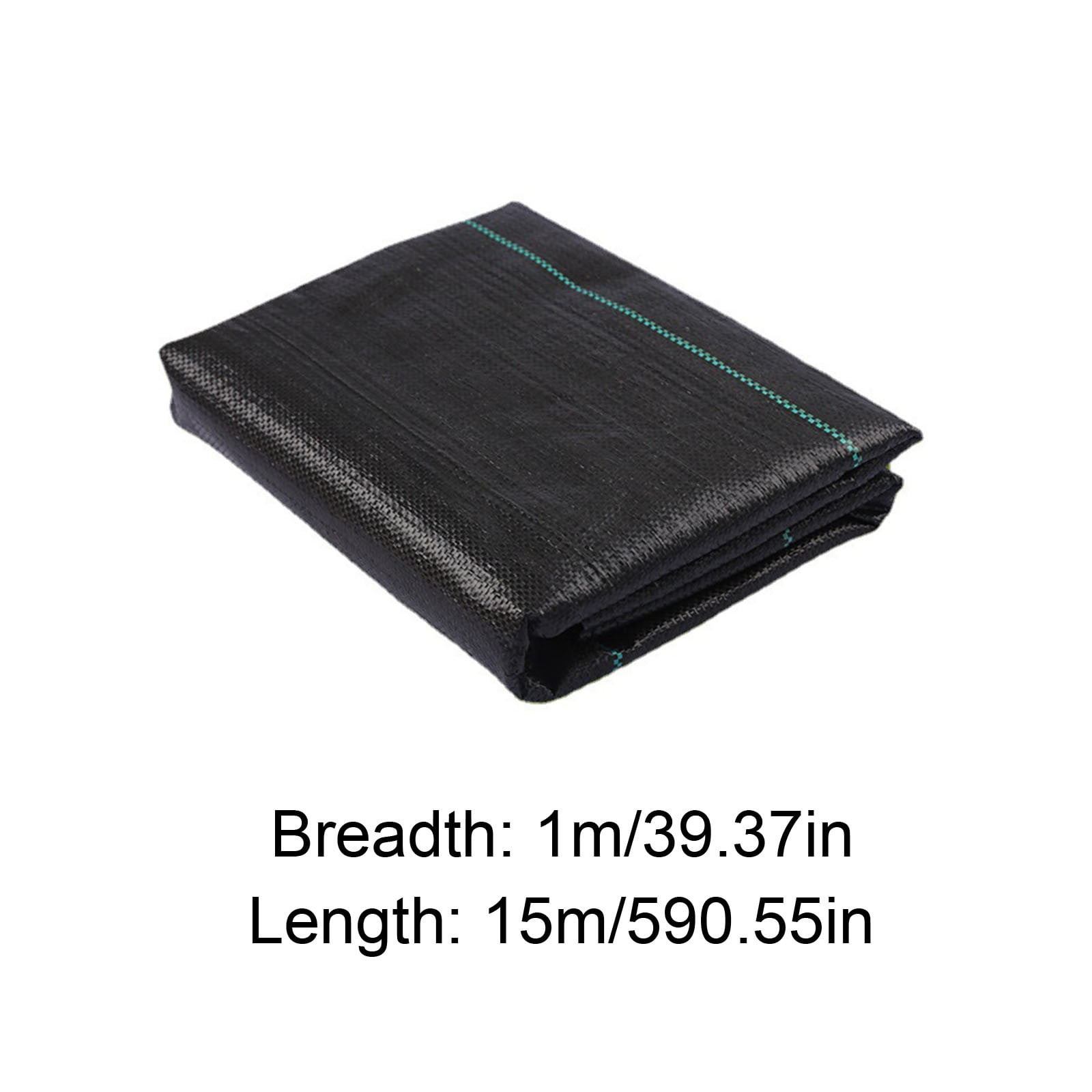 HengDidi Weed Control Barrier Landscape Fabric for Garden Beds Driveways Patios Breathable Woven Polypropylene Material Water Permeable Multi-Size Option with Installation Guides