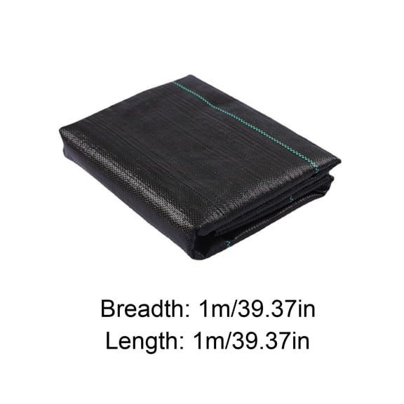 HengDidi Weed Control Barrier Landscape Fabric for Garden Beds Driveways Patios Breathable Woven Polypropylene Material Water Permeable Multi-Size Option with Installation Guides
