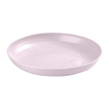 HengDidi Wheat Straw Reusable Plates - Shatterproof Microwave Safe Dishware for Salad, Dessert & Snacks, Eco-Friendly Round Dinnerware Set, Durable Dishwasher Safe Tableware