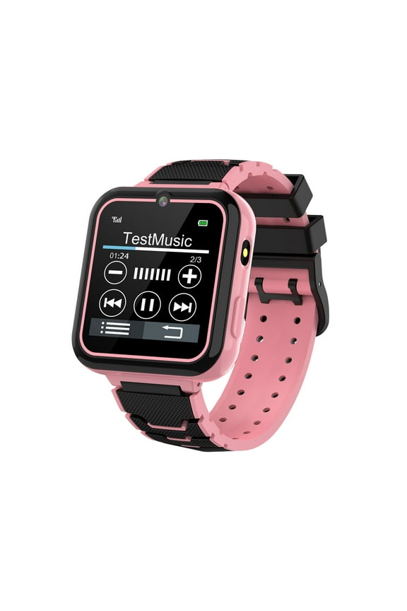 Youth Smartwatch with Voice Chat Function - Safety Tracker Watch Music Player Flashlight Parent Control for Youngsters Learning