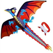 Hengda Kite Children and Adults Stereoscopic Dragon Polyester Materials 62"
