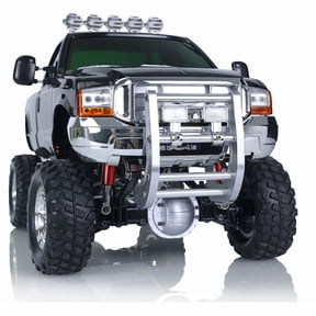 Hengguan 110 Rc Hg Pickup Truck P410 4Wd Rally Racing Crawler Car 2.4G Radio Motor Esc, Black