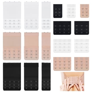 Hengguang 18 Pcs Women\'s Bra Extenders,2 Hook / 3 Hook / 4 Hook Elastic Comfortable Stretchy Bra Extension Strap(B)