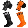 thumbnail image 1 of Hengguang 2 Pairs Kids Soccer Shin Guards with 2 Pairs Soccer Socks, Calf Protection Soccer Shin Pads & Socks for Toddler 5-12 Years, 1 of 7