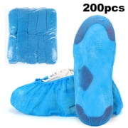 Hengguang 200Pcs Shoe Covers Disposable, Durable & Recyclable Non-slip Booties for Shoes Covers, Non-Woven Shoe Covers for Carpet Floor Protection