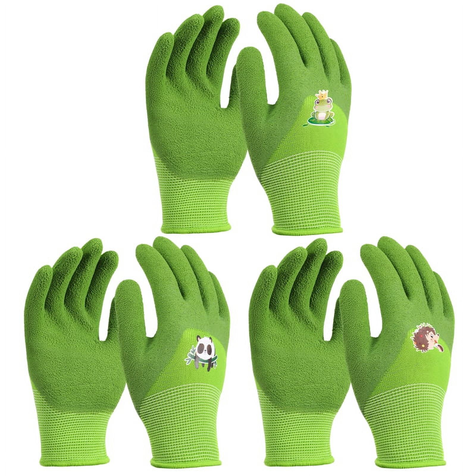 COOLJOB 2 Pairs Breathable Gardening Gloves for Women Small, Stretch Soft  Modal Base with Non-slip Rubber Coating, Palm Dipped Grip Work Gloves for