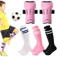 thumbnail image 1 of Hengguang 4 Pcs Soccer Shin Guards Set for Kids - Youth Protective Pads with 3 Pairs Socks, Lightweight Breathable Gear for Boys & Girls Ages 6-14, 1 of 7