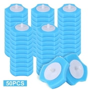 Hengguang Disposable Toilet Brush Set, Toilet Bowl Brush and Holder Set with 28Wand Refills, Upgraded Handle, 2X Cleaners, Toilet Cleaning System with Storage Caddy for Sink, Bathtub, Floor, Drain