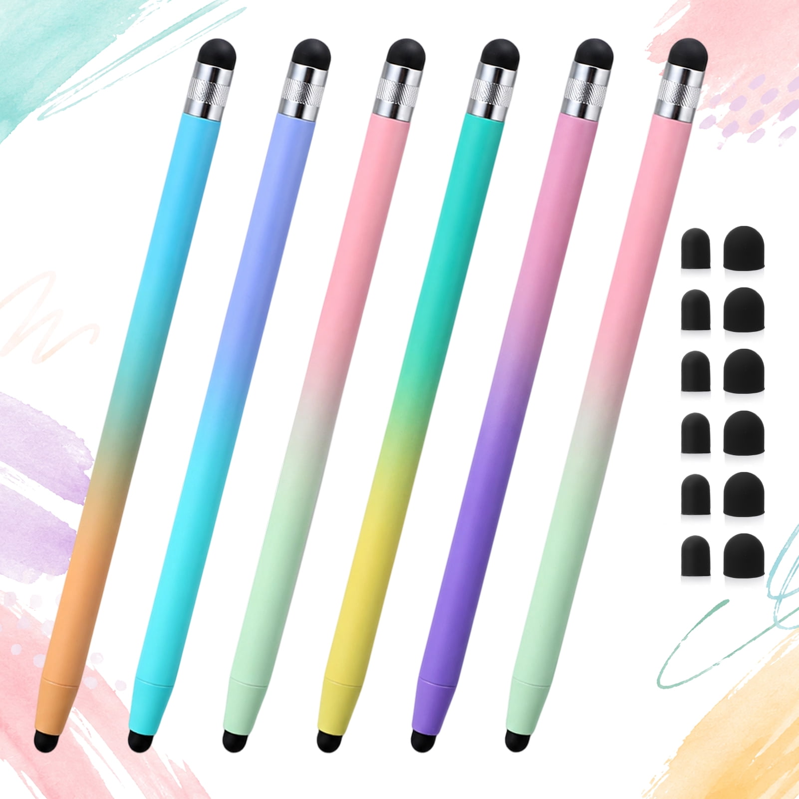 Hengguang 6Pcs Touchscreen Stylus Pen, 2 in 1 Universal Stylus Touch ...