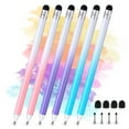 thumbnail image 1 of Hengguang 6Pcs Touchscreen Stylus Pen, 2 in 1 Universal Stylus Touch Screen Pen with 4 Extra Replaceable Tips for iPad Samsung Tablet Cell Phone PC Laptop, All Touch Screen Devices, 1 of 7