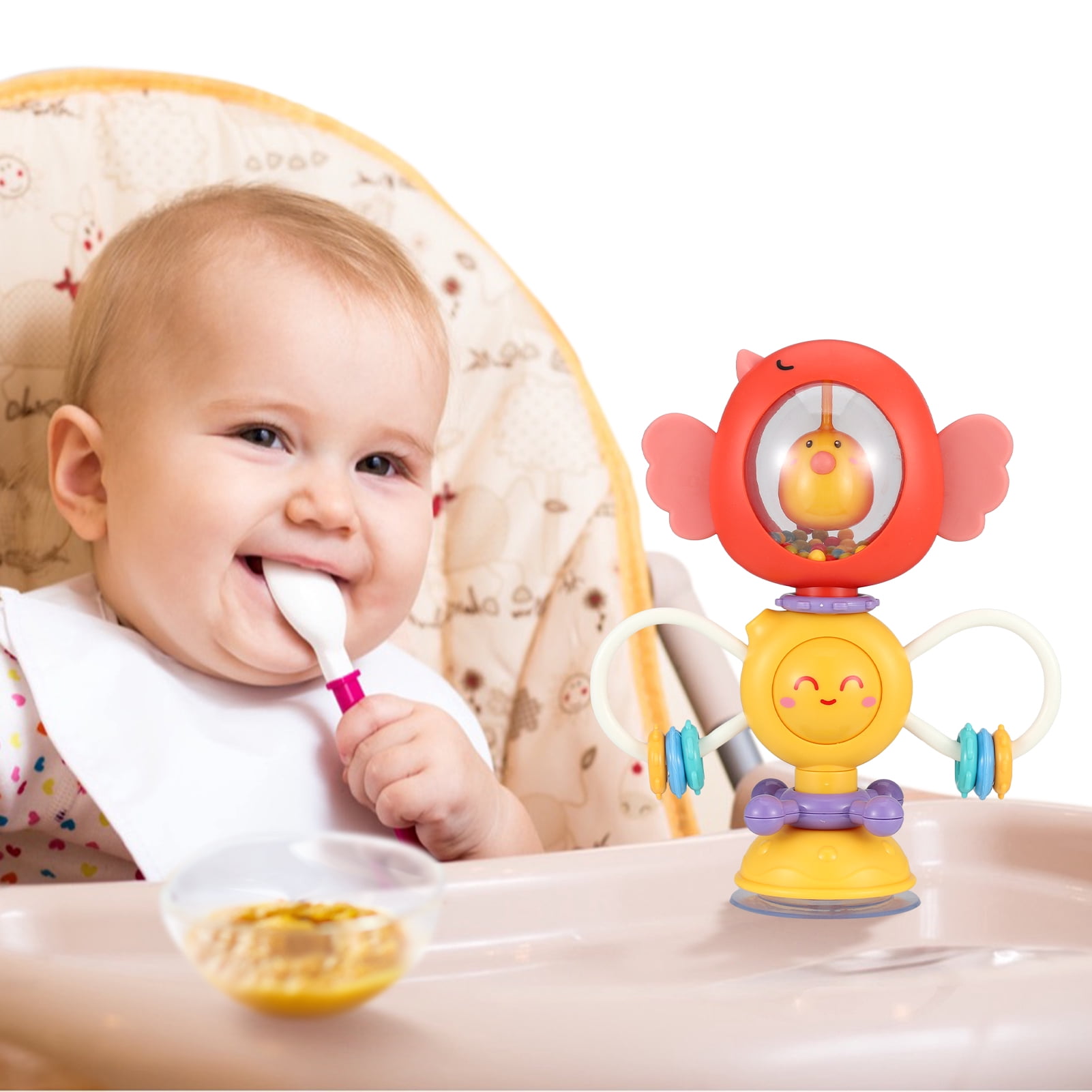 Hengguang Baby Dining Table Rattle Toys, High Chair Rattle Toys Dining