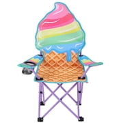 Hengguang Kids Camping Chair, Kids Outdoor Folding Lawn and Camping Chair with Cup Holder and Carrying Bag, Children's Camping Chairs for Travel, Lawn- for Indo
