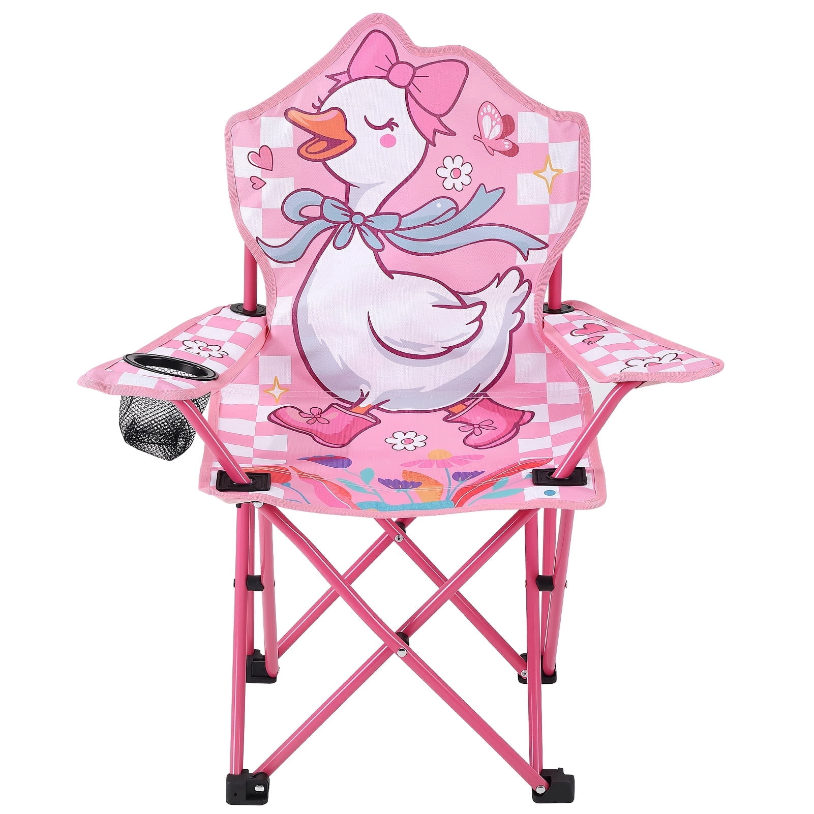 Hengguang Kids Camping Chair, Kids Outdoor Folding Lawn and Camping Chair with Cup Holder and Carrying Bag, Children's Camping Chairs for Travel, Lawn- for Indoor & Outdoor