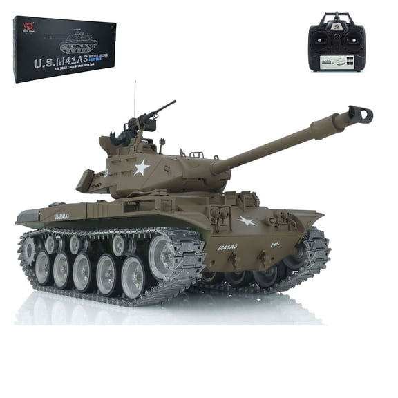 Henglong 1/16 7.0 Customized Walker Bulldog RTR RC Tank 3839 Metal Tracks Wheels