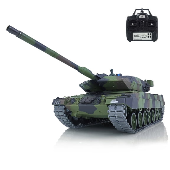 Henglong 1/16 Scale 7.0 Upgraded Metal Ver German Leopard2A6 RTR RC Tank 3889