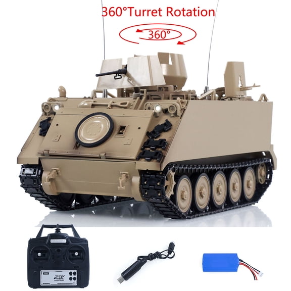 Henglong 1/16 Scale 7.0 Upgraded Metal Version German Tiger I BB IR RTR RC Tank 3818