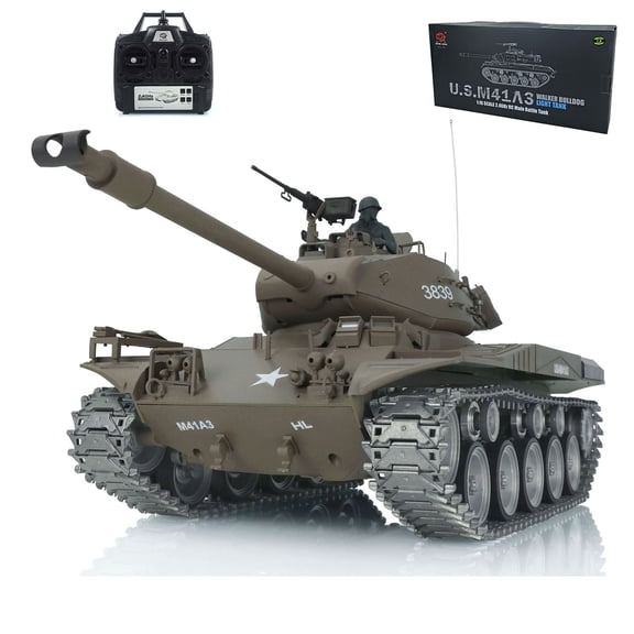 Henglong 1/16 TK7.0 Customized Walker Bulldog BB IR RTR RC Tank 3839 Metal Tracks Wheels