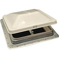 thumbnail image 1 of UNIVERSAL VENT 14IN 12V WHT LID GALV. COLLAR & 90091 GARNISH, 1 of 1