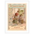 thumbnail image 1 of Hengstenberg - Anker Sewing Machines - Vintage Advertising Poster by A. Vossaert c.1910 - Bamboo Fine Art 290gsm Paper (Unframed) 12x16in, 1 of 4