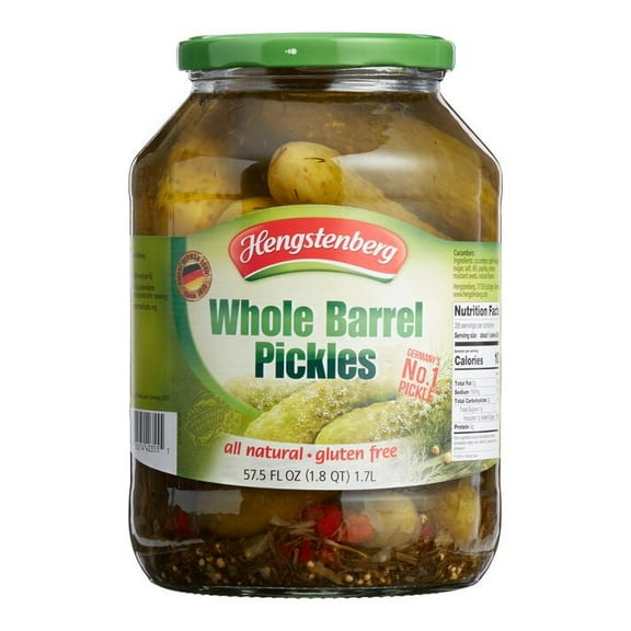 Hengstenberg Barrel Pickles 57.5 oz Pack of 2