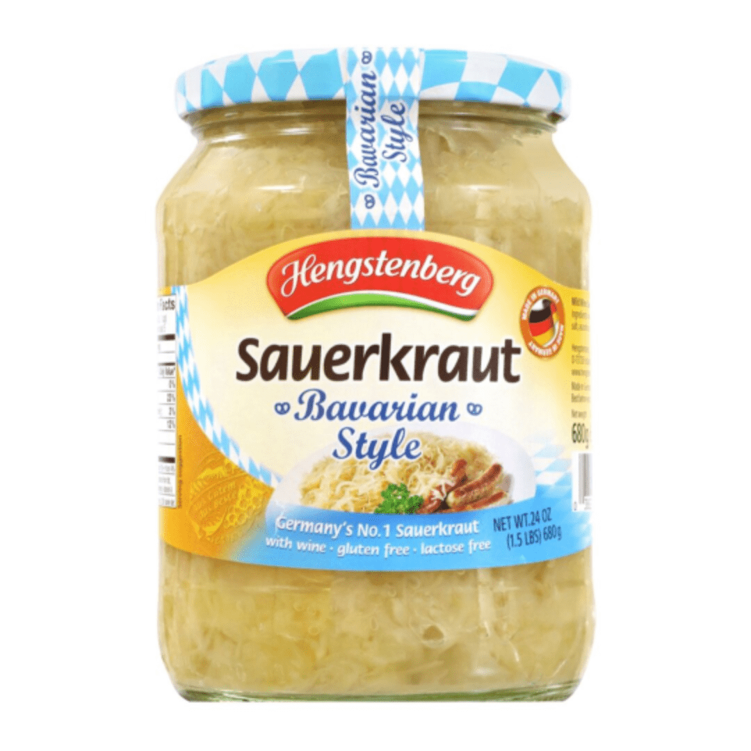 Hengstenberg Sauerkraut, Bavarian Style, 24 Ounce (Pack of 12)