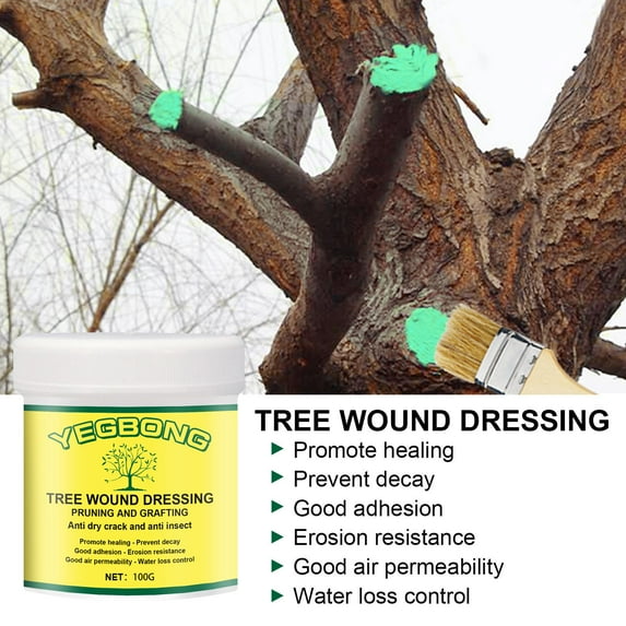 Hengtai Garden Tools Gardening Supplies Gardening Tree Flower Nutrition Growth Tree Wound Pruning Sealer Yellow