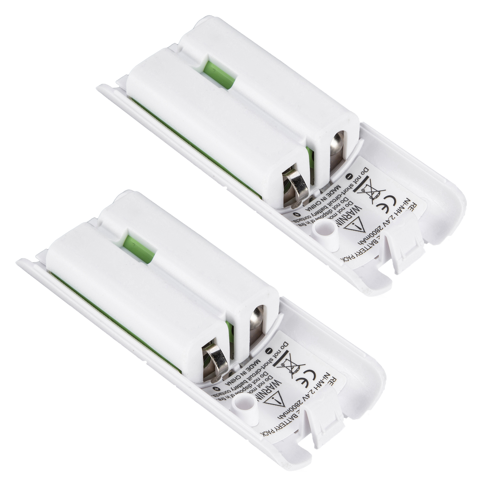 Hengu 2 Pack 2800mAh HighCapacity Rechargeable Battery Packs for Wii