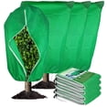 thumbnail image 1 of Hengu Plant Covers Freeze Protection, 4 Pack 47" x 71" Reusable Tree Trunk Protector with Zipper Drawstring, Large Shrub Jacket Cover for Fruit Tree Potted Plants, Green, 1 of 8