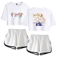thumbnail image 1 of Henjin no Salad Bowl Tshirt&Shorts Fashion Merch Neval Short T-shirt Streetwear Anime Top and Shorts, 1 of 4