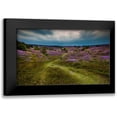 thumbnail image 1 of Henk van Gog 18x12 Black Modern Framed Museum Art Print Titled - Landscape in purple, 1 of 5