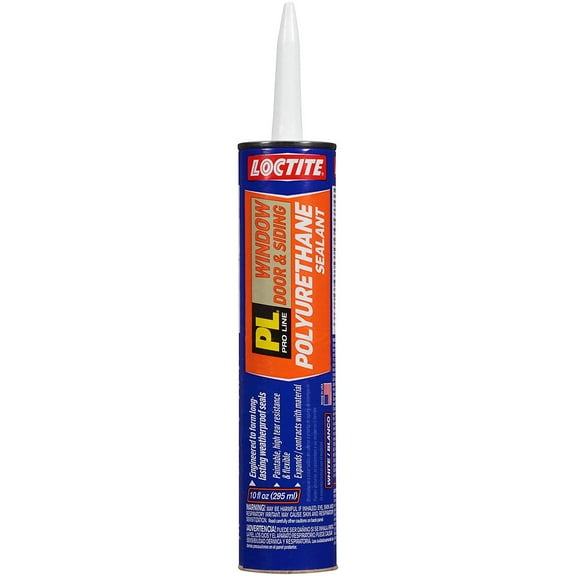 Henkel 1618182, Polyurethane, White Door & Siding Industrial Sealant, 10 oz