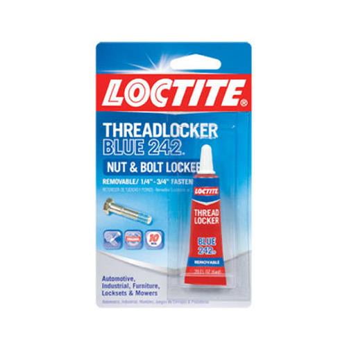 Loctite Heavy Duty Threadlocker, 0.2 oz, Blue 242, Single