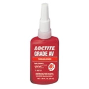 Henkel 50 ml Grade AV Threadlocker with 1 in. Thread, Red