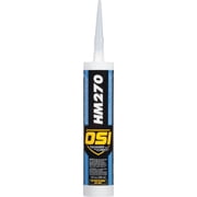 Unbranded OSI Clear Silicone Construction Sealant - 10 oz   Residential Use, Standard Application