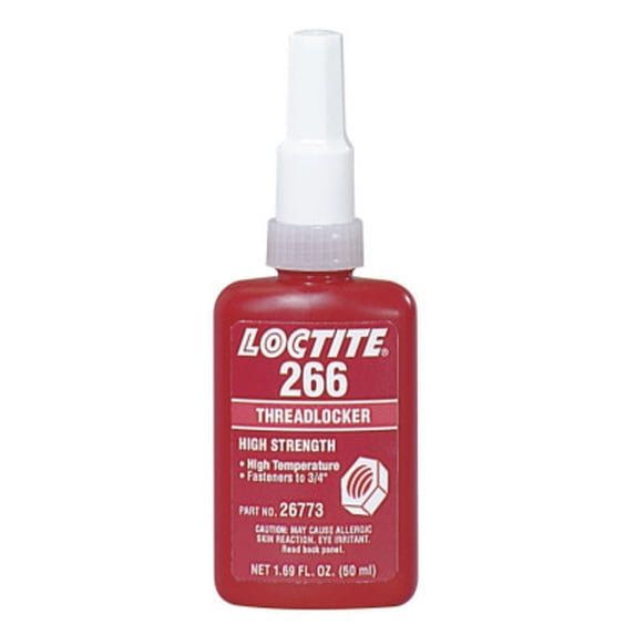Henkel Corporation 266 Threadlocker, High Strength/High Temperature, 50 ...