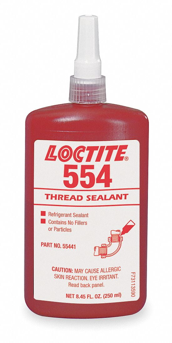 Henkel Corporation 554 Thread Sealant, Refrigerant Sealant, 250 mL ...