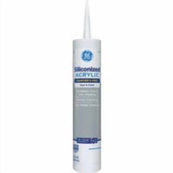 Henkel GE Siliconized Acrylic Painter's Pro Latex Caulk, Paintable Seal & Paint, Pack of 6