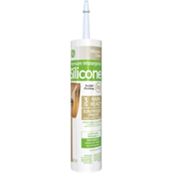 Henkel Ge Products 782836 10.1 oz Gutter Caulk Silicone 2 Sealant  Clear
