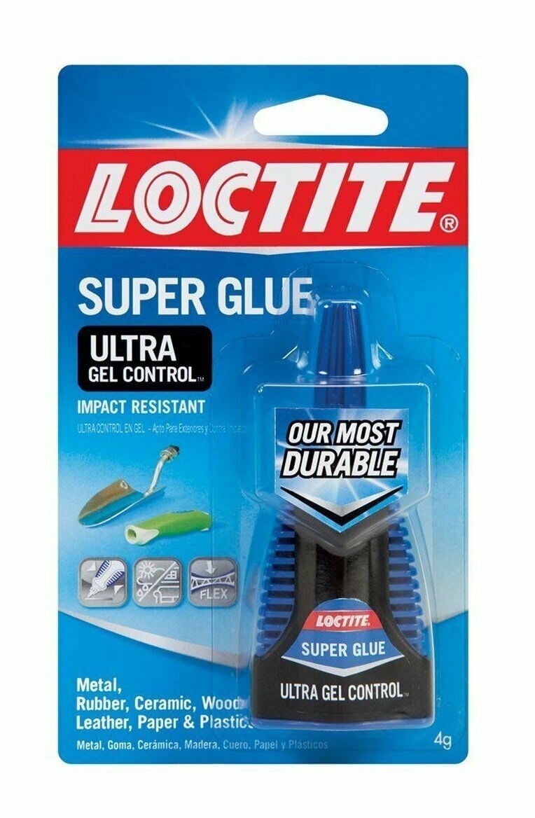 8-pack Loctite Super Glue Gel Control - Gel Adhesive - 8 Pack — Residential Use, Standard Application