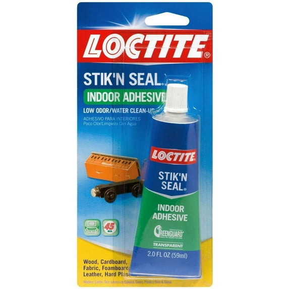Henkel-Loctite 212220 6 Pack 2 oz. Stik'N Seal Indoor Adhesive, Clear