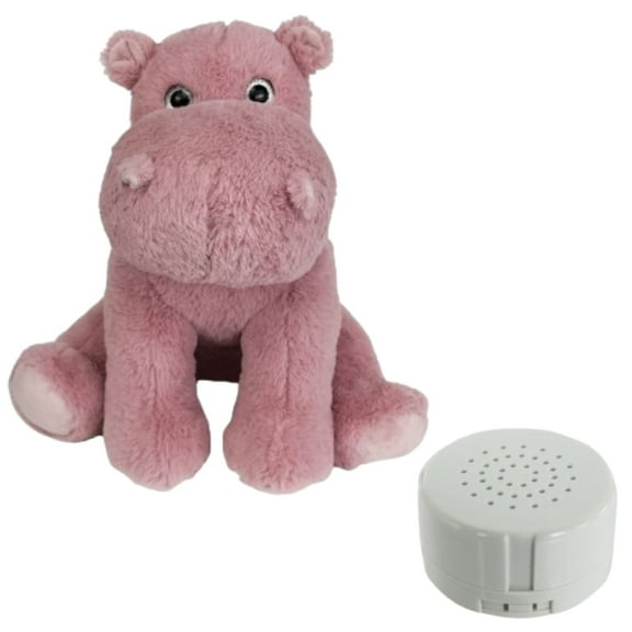 Henley The Hippo 16 inch Eco Stuffed Toy with Recorder  Fun Interactive Plush for Kids