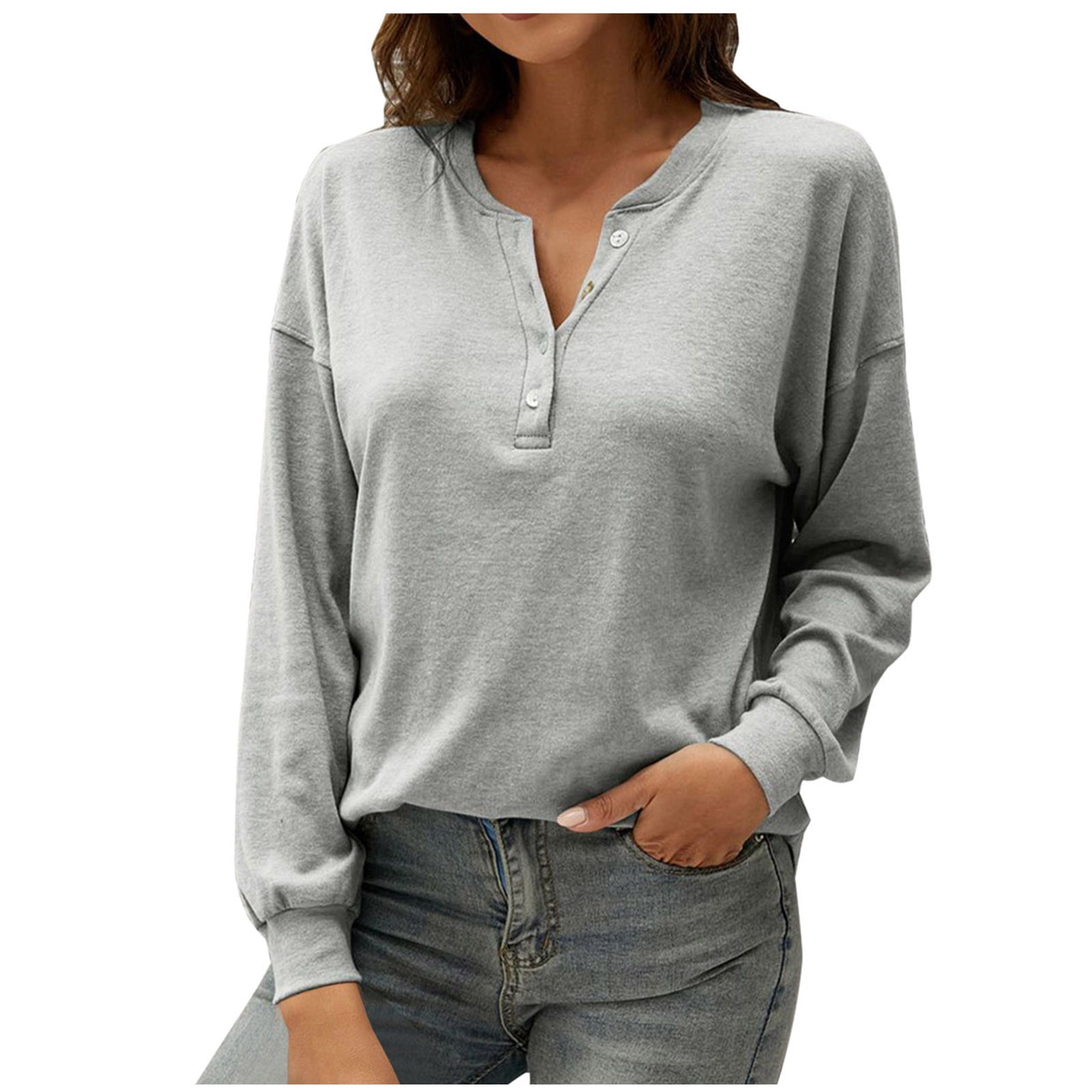 Henley jumper womens online