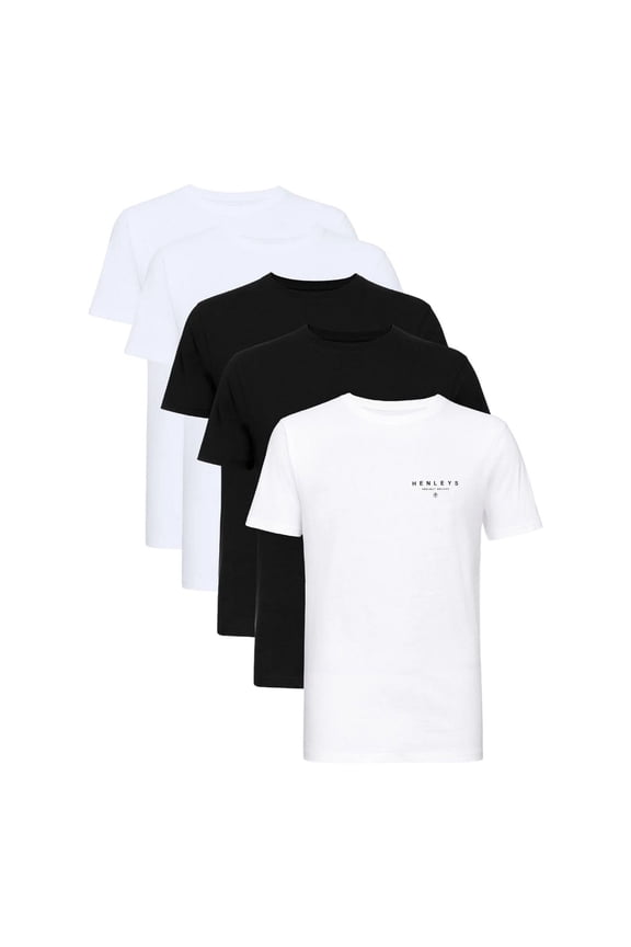 Mens Hencinq A T-Shirt (Pack of 5)